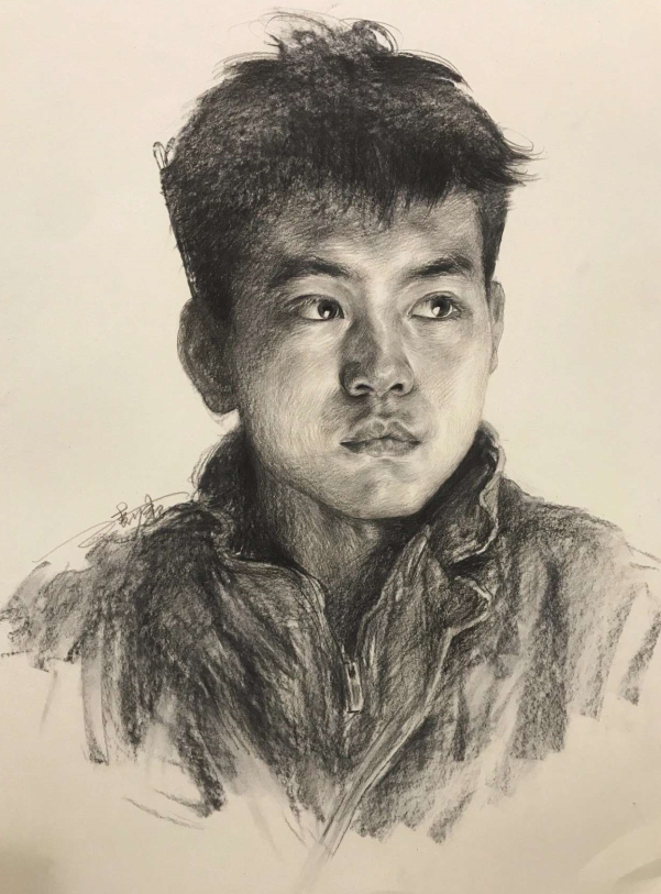 展现人物深度的素描头部肖像合集